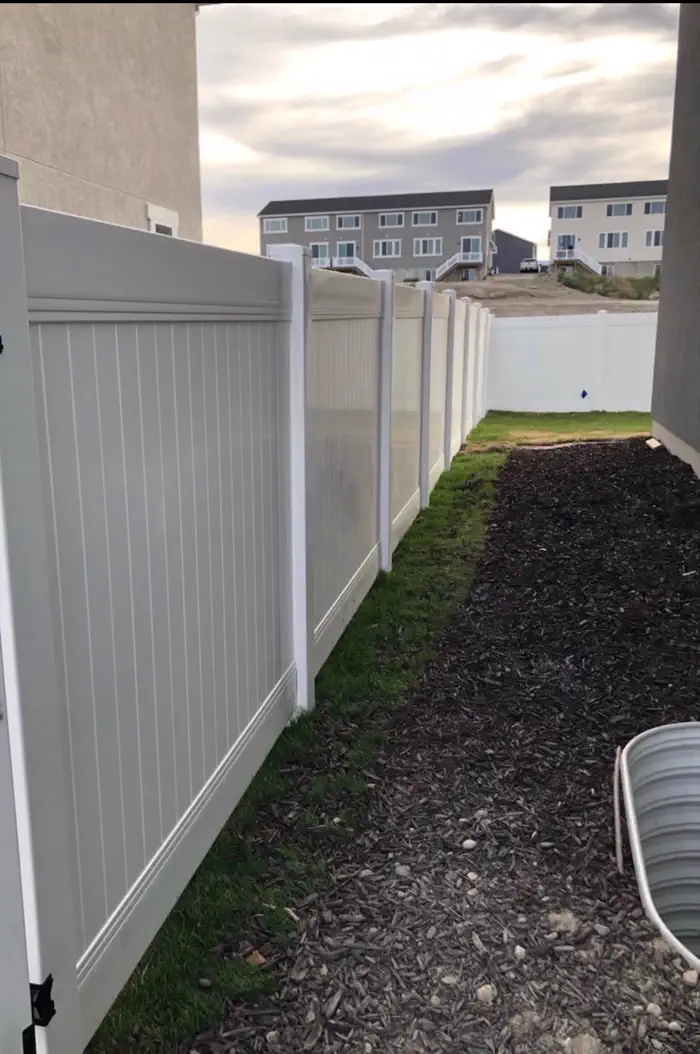 Side-yard fence run
